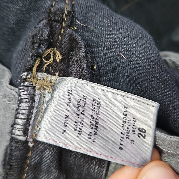 💥50% sale💥GUESS Doheny jeans black sz26 #b720 - Picture 5 of 9